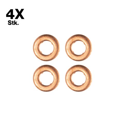4X DİZEL DICHTRING DÜSENHALTER für Enjeksiyon 1,50 mm